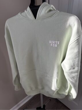 White Fox Boutique Pale Mint Crewneck Hoodie and matching sweatpants